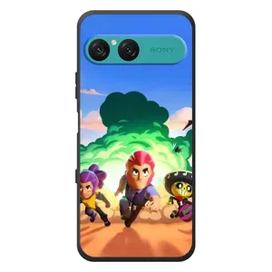 Силиконовый Чехол на Sony Xperia 10 VII с картинкой Brawl Stars (Бравел Старс)