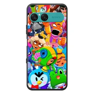 Силиконовый Чехол на Sony Xperia 10 VII с картинкой Brawl Stars (Brawl-Stars)