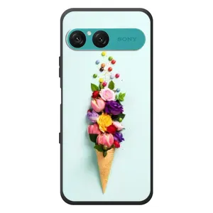 Чохли з тематикою "КВІТИ" на Sony Xperia 10 VII (Квітка-морозиво)
