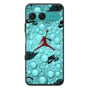 Силиконовый Чехол Nike Air Jordan на Сони Эксперия 10 Семь (Джордан Найк)