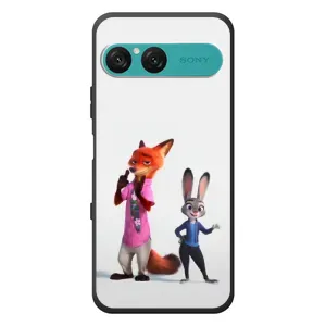 Силиконовый чехол с принтом Зоотрополіс для Sony Xperia 10 VII (Джуди и Ник)