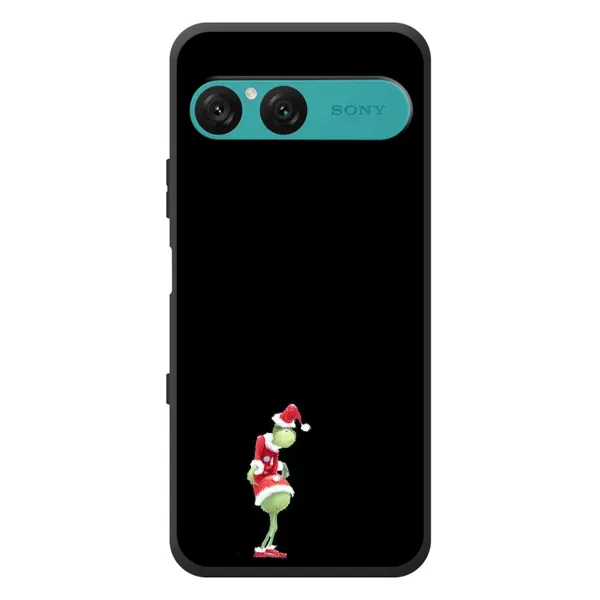 Чехол с рисунком «Гринч на чорном» для Sony Xperia 10 VII Чехол с рисунком «Гринч на чорном» для Sony Xperia 10 VII