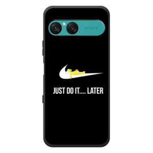 Силиконовый Чехол на Sony Xperia 10 VII с картинкой Nike (Later)