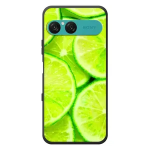 Чехол с изображением вкусной еды для Sony Xperia 10 VII (Лайм)