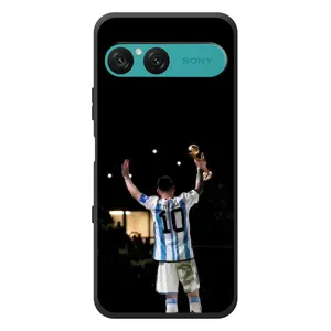 Чехлы Лео Месси Аргентина для Sony Xperia 10 VII (Лео Чемпион)