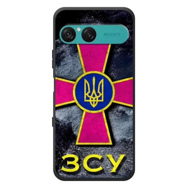 Чехол с рисунком «Лого ЗСУ» для Sony Xperia 10 VII Чехол с рисунком «Лого ЗСУ» для Sony Xperia 10 VII