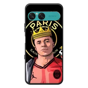Чехол (TPU) с Футболистом на Sony Xperia 10 VII (Mbappe King)
