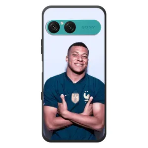 Чехол (TPU) с Футболистом на Sony Xperia 10 VII (Мбаппешичка)