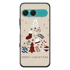 Чехол Санта Клаус для Sony Xperia 10 VII (Merry Christmas)