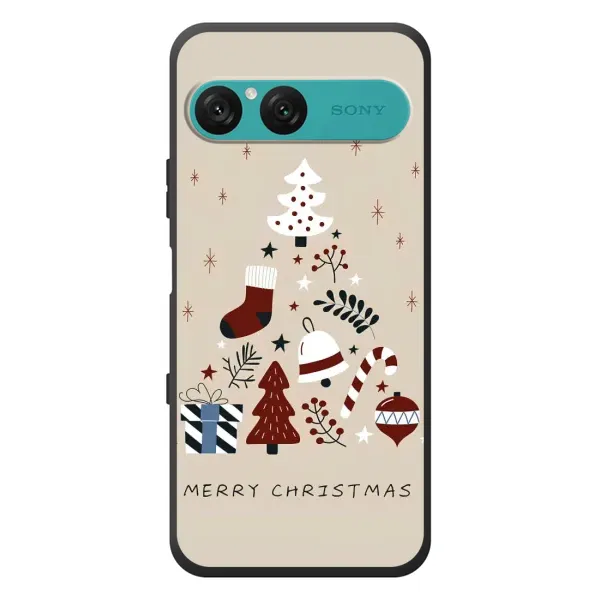 Чехол с рисунком «Merry Christmas» для Sony Xperia 10 VII Чехол с рисунком «Merry Christmas» для Sony Xperia 10 VII