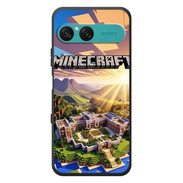 Чехол с рисунком «MINECRAFT» для Sony Xperia 10 VII