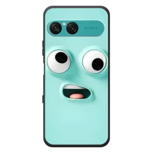 Силиконовые Чехлы (смешные стикеры) для Sony Xperia 10 VII (Забавное мятное лицо)
