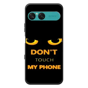 Чехол с Прикольным принтом на Sony Xperia 10 VII (Не трогай мой телефон)
