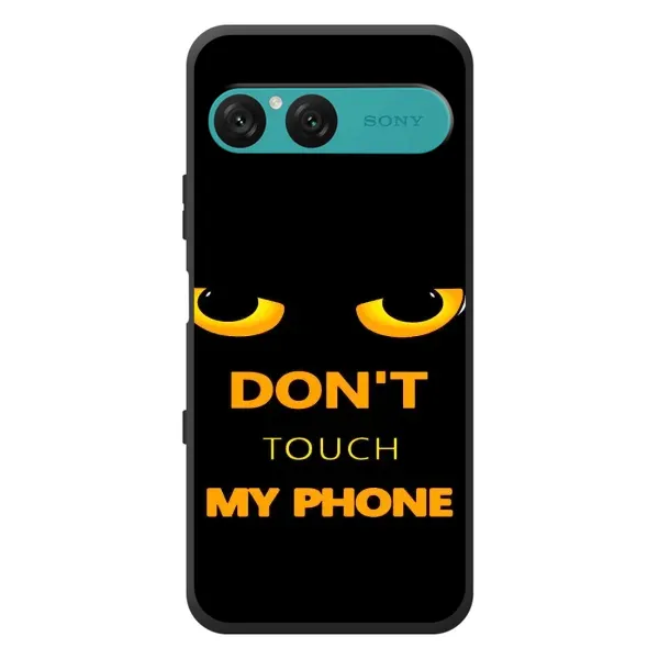 Чехол с рисунком «Не трогай мой телефон» для Sony Xperia 10 VII Чехол с рисунком «Не трогай мой телефон» для Sony Xperia 10 VII