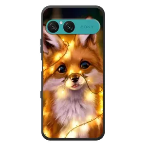 Чехол с Лисичкой для Sony Xperia 10 VII (Новогодний лисенок)