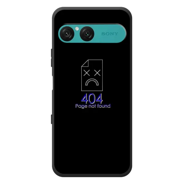 Чехол с рисунком «Ошибка 404» для Sony Xperia 10 VII Чехол с рисунком «Ошибка 404» для Sony Xperia 10 VII