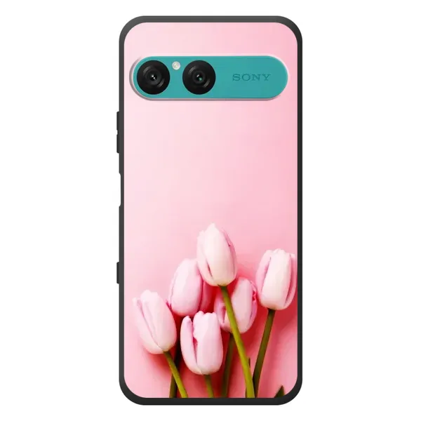 Чехол с рисунком «Розовые тюльпаны» для Sony Xperia 10 VII Чехол с рисунком «Розовые тюльпаны» для Sony Xperia 10 VII