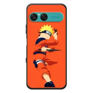 Чехлы с принтом Наруто на Sony Xperia 10 VII (Силуэт Наруто)