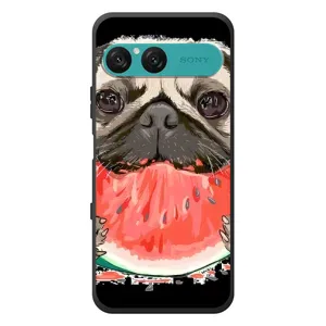 Чехол (ТПУ) Милые собачки для Sony Xperia 10 VII (Смешной Мопс)