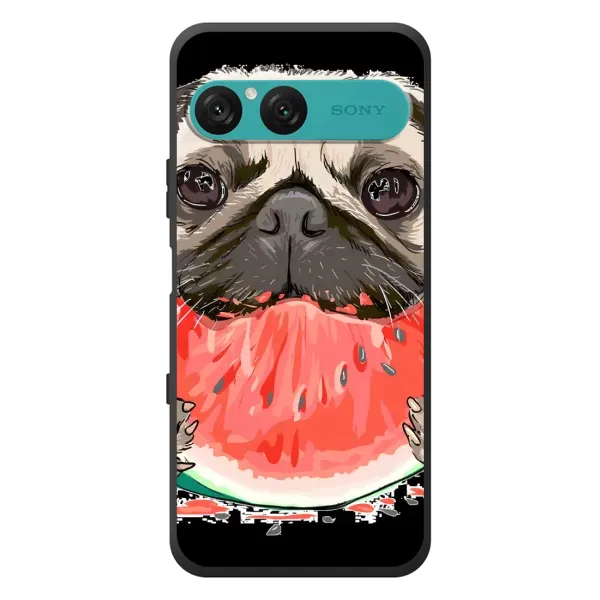 Чехол с рисунком «Смешной Мопс» для Sony Xperia 10 VII Чехол с рисунком «Смешной Мопс» для Sony Xperia 10 VII