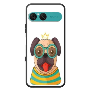 Бампер для Sony Xperia 10 VII с картинкой "Песики" (Собака Король)