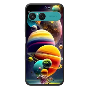 Чохол (ТПУ) з планетами на Sony Xperia 10 VII (Сонячна система)