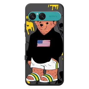 Чехлы Мишка Тедди для Сони Эксперия 10 Семь (Teddy USA)