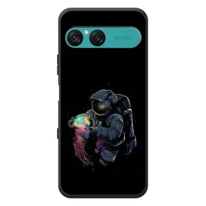 Силіконовый Чохол з принтом "Космонавти" на Sony Xperia 10 VII (В руках земля)