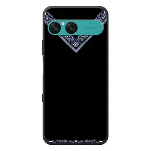 Силиконовый Чехол на Sony Xperia 10 VII (Воротник вышиванки)