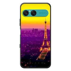 Чохол Ейфелева Вежа на Sony Xperia 10 VII (Яскрава башня)