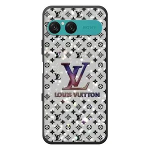Чехол Стиль Louis Vuitton на Sony Xperia 10 VII (Яркий LV)