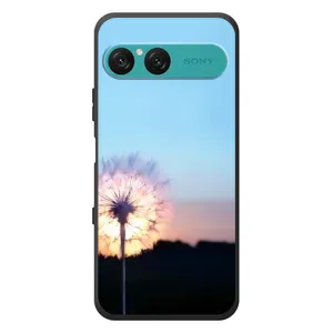 Силіконовий Чохол з кульбабками на Sony Xperia 10 VII (Захід з кульбабкою)
