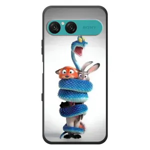 Силиконовый чехол с принтом Зоотрополіс для Sony Xperia 10 VII (Змея Зоо)
