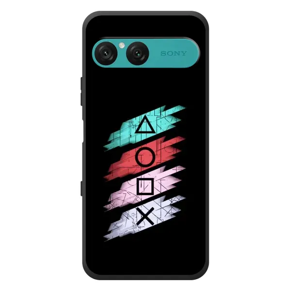 Чехол с рисунком «Значки Sony» для Sony Xperia 10 VII Чехол с рисунком «Значки Sony» для Sony Xperia 10 VII