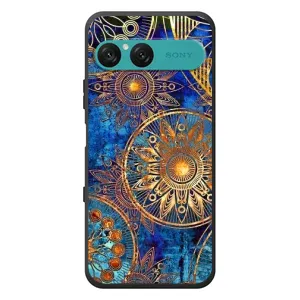 Чехлы со смыслом для Sony Xperia 10 VII (Золотые узоры)