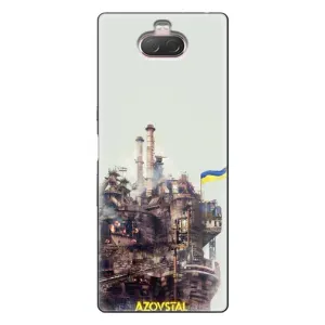 Чехлы на военную тематику для Sony Xperia 10 (Азовсталь)