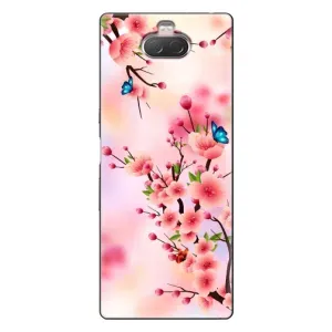 Чохол з картинкою Сакури на Sony Xperia 10 (Метелики на сакурі)