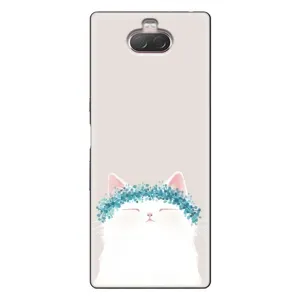Чохол на тематику: Коти для Sony Xperia 10 (Білий котик)