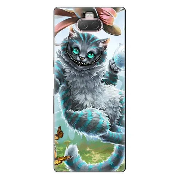 Чехол с рисунком «Чеширский  КОТИК» для Sony Xperia 10