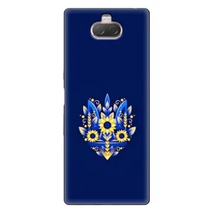 Чохол Укр Символіка для Sony Xperia 10 (Квітучий Герб)