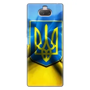 Чохол з картинкою (Патріотичний ГЕРБ) на Sony Xperia 10 (Герб і Прапор України)