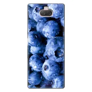 Чехол с изображением вкусной еды для Sony Xperia 10 (Голубика)