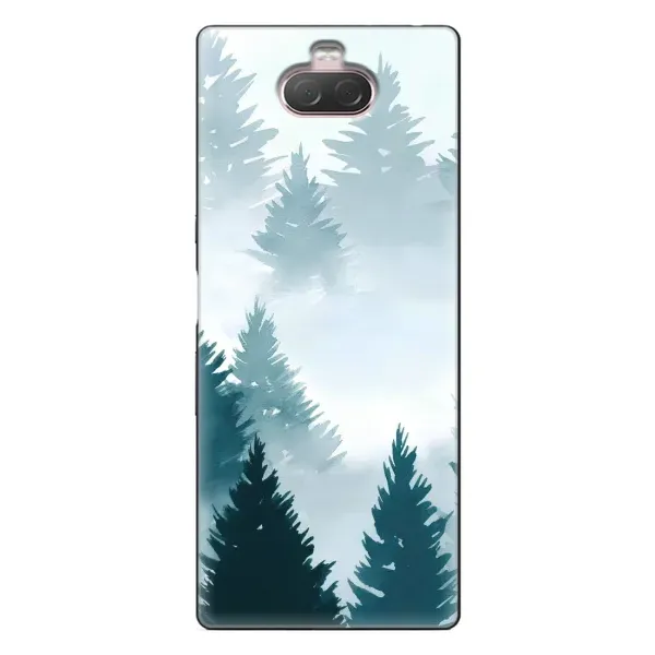Чехол с рисунком «Горный лес» для Sony Xperia 10