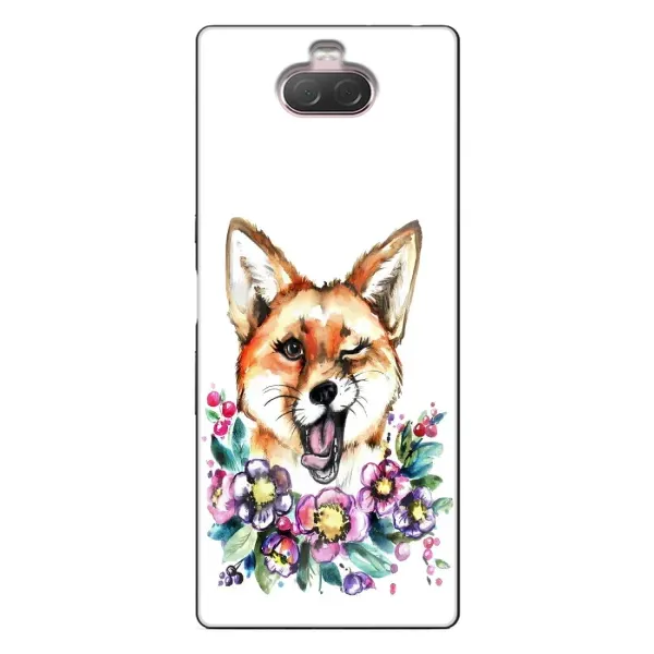 Чехол с рисунком «Хитрая лиса» для Sony Xperia 10 Чехол с рисунком «Хитрая лиса» для Sony Xperia 10
