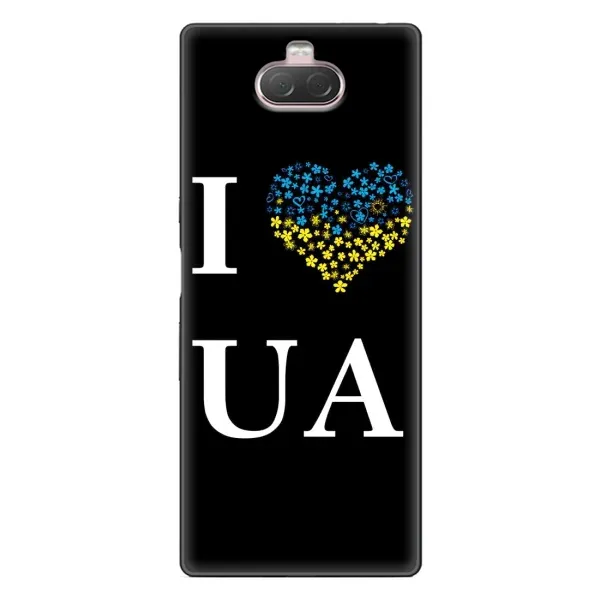 Чехол с рисунком «I Love UA» для Sony Xperia 10 Чехол с рисунком «I Love UA» для Sony Xperia 10