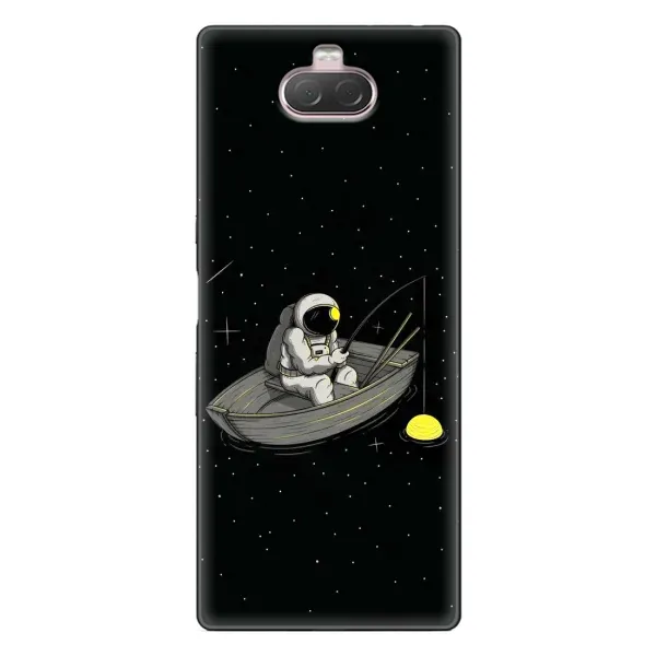 Чохол з малюнком «Космонавт на рибалці» для Sony Xperia 10 Чохол з малюнком «Космонавт на рибалці» для Sony Xperia 10
