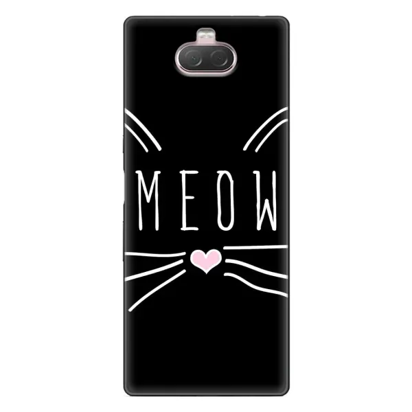 Чехол с рисунком «КОТИК MEOW» для Sony Xperia 10
