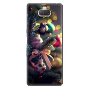 Чехлы на Новый Год Sony Xperia 10 (Красивая елочка)