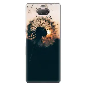 Силиконовый Чехол с одуванчиками на Sony Xperia 10 (Красивый одуванчик)