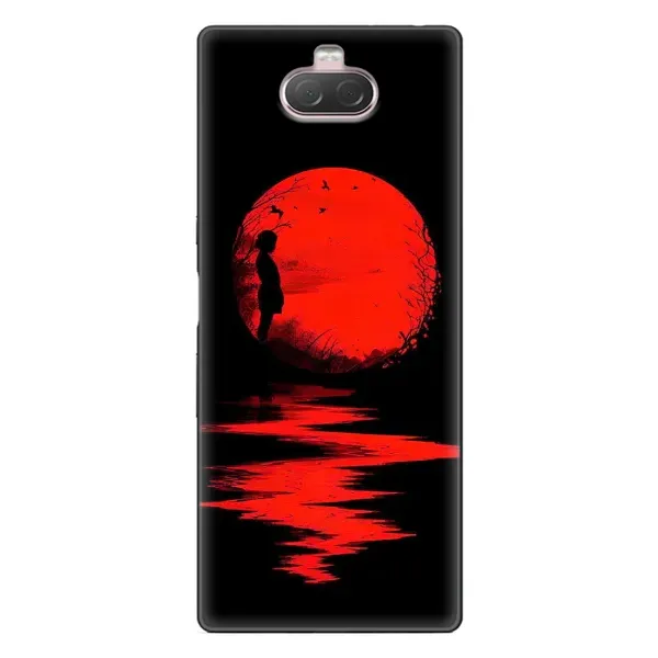 Чехол с рисунком «Красный Закат» для Sony Xperia 10